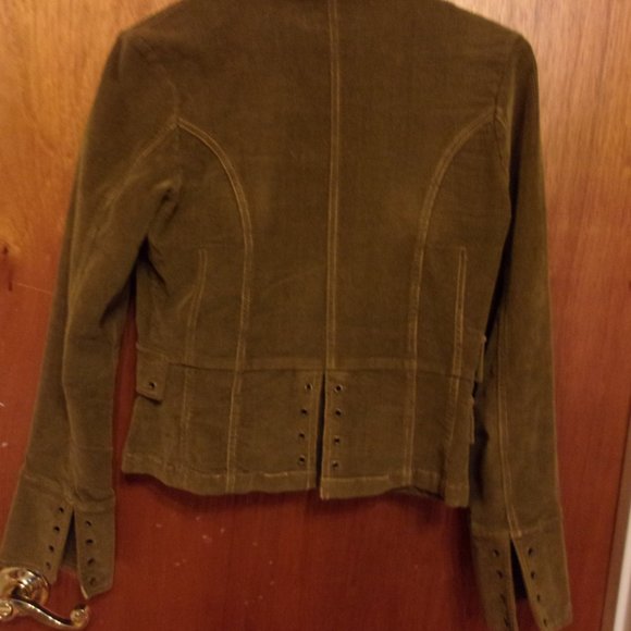 Tulle Chartreuse Green Corduroy Blazer jkt med - Picture 4 of 4